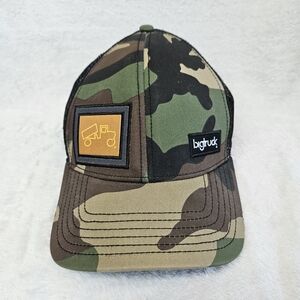 Big Truck Patch Camo Camoflauge Trucker Mesh Hat unisex Snap Back